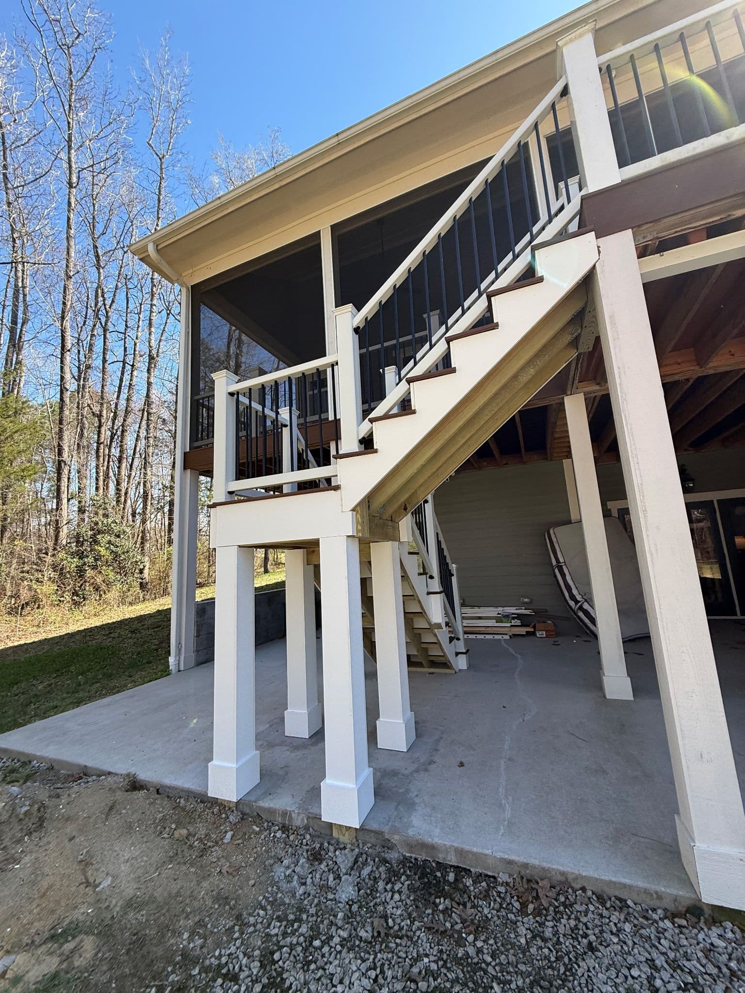 Gallery photos for New Deck Steps and Landing Enhance Outdoor Space: Image #2