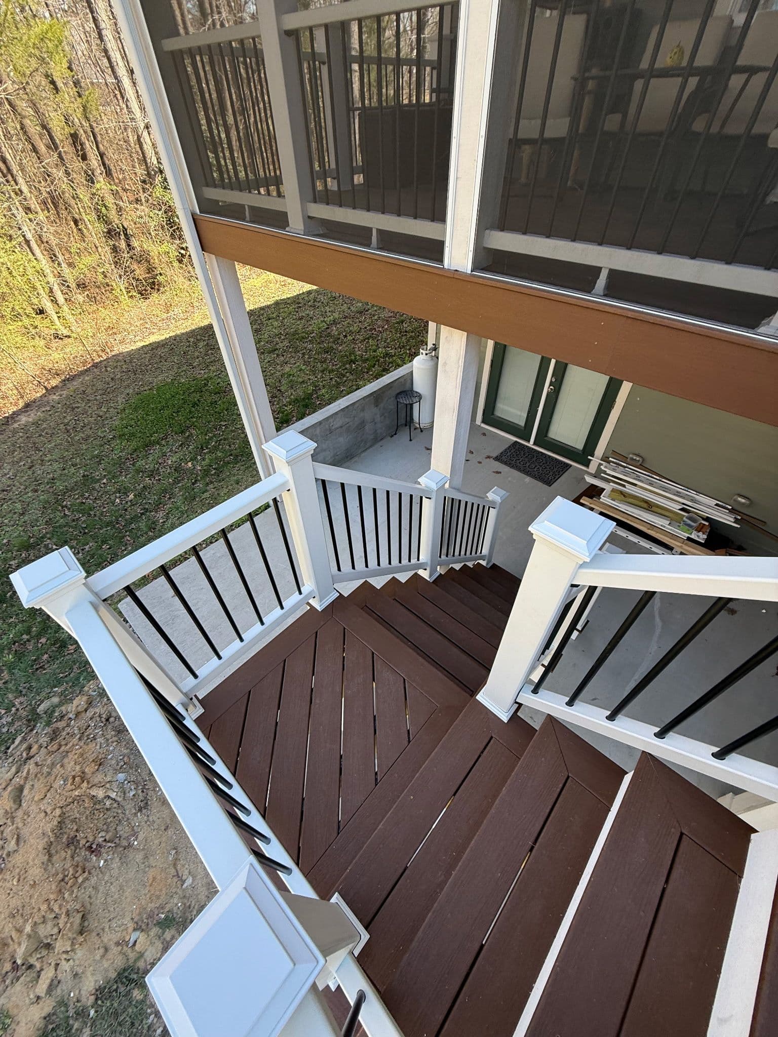 New Deck Steps and Landing Enhance Outdoor Space image